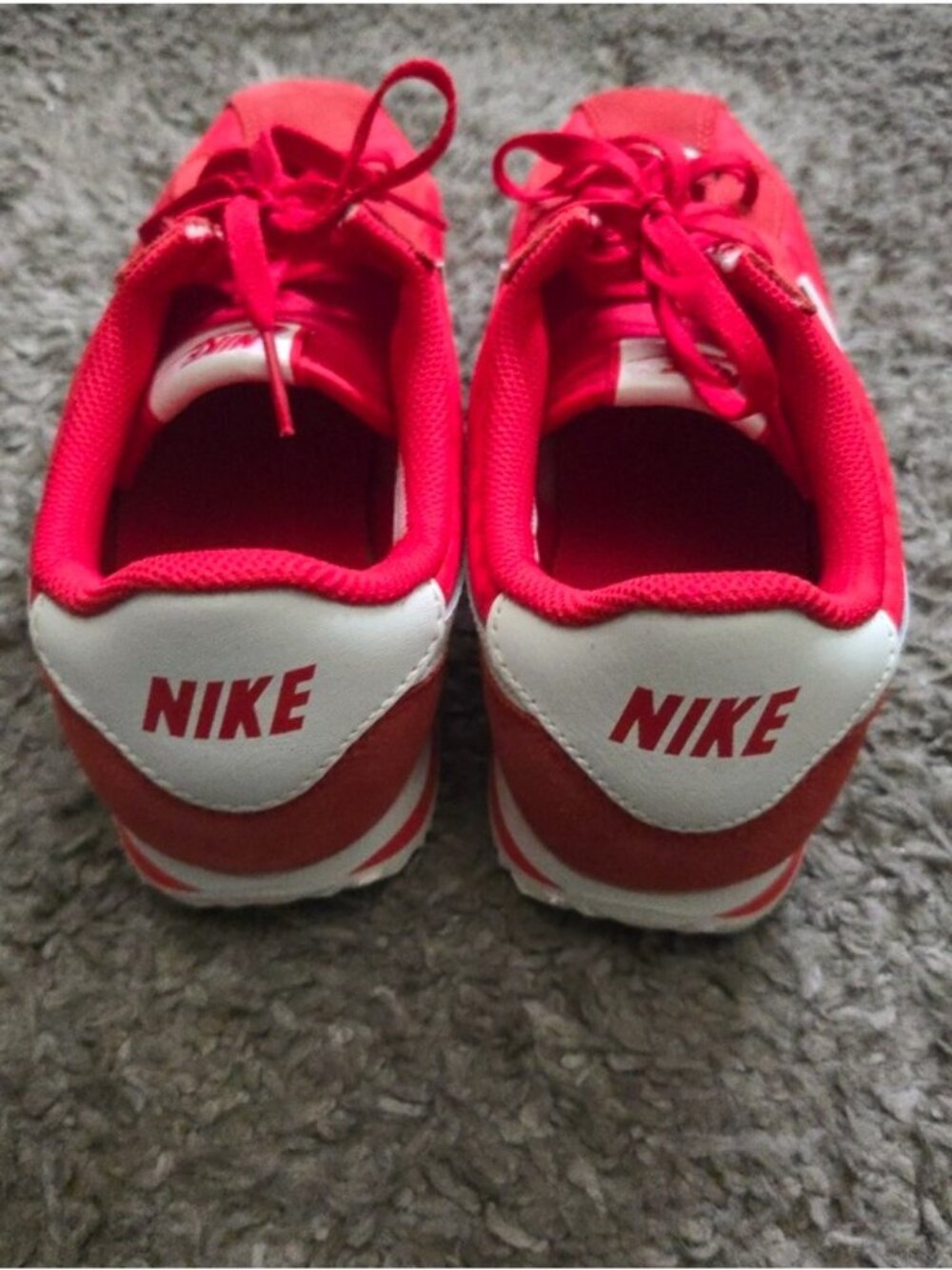 Nike Kids Cortez Bg Youth Size 6y Red And White Valentines Day 1026 - Picture 10 of 11